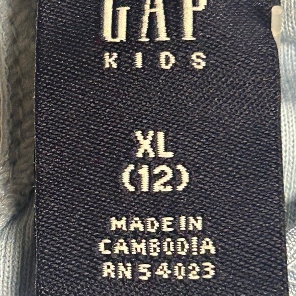 Gap Kids Light Blue V-Neck Top With Satin Trim Girls Size 12 NWT - Picture 8 of 13